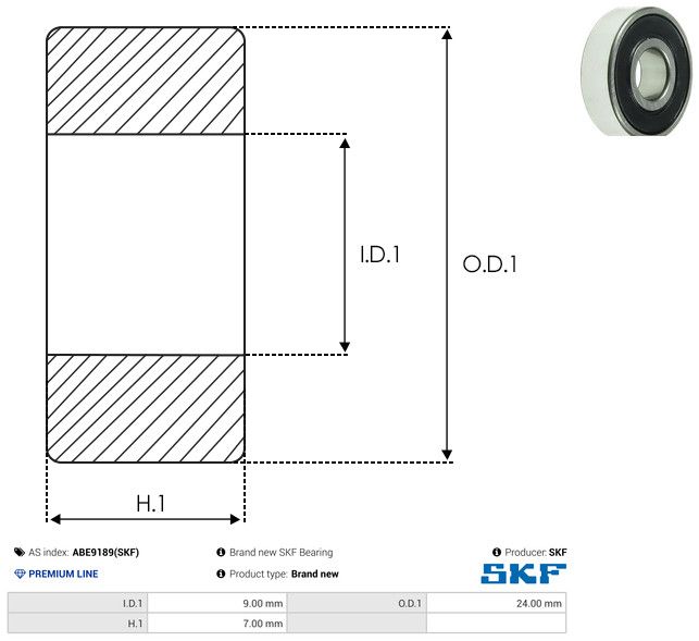 AS-PL ABE9189(SKF) Bearing