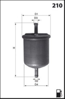 MISFAT Filtre à carburant E529