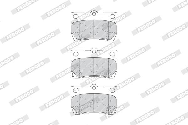 FERODO FDB4001 Brake Pad Set, disc brake
