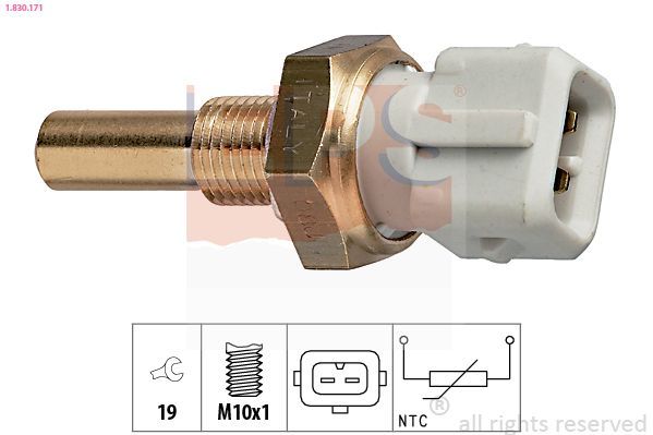 Sensor, temperatura del refrigerante