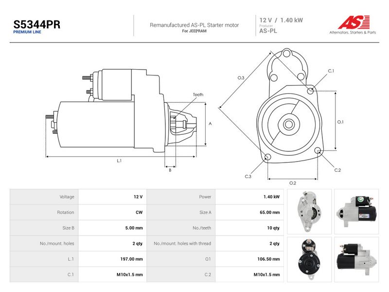 This part match OEM code: R6044736AB
