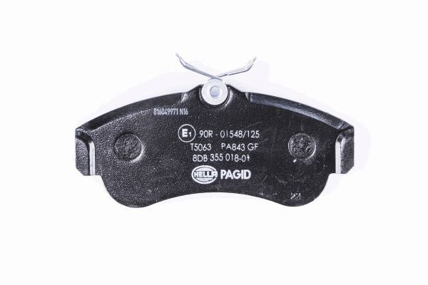 HELLA 8DB 355 018-011 Brake Pad Set, disc brake