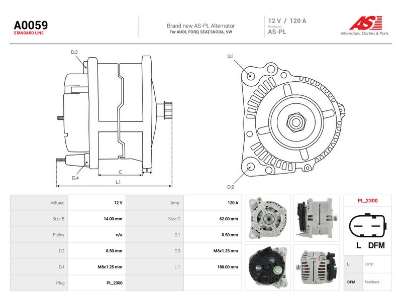 Generaator, AS-PL A0059