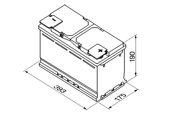 BOSCH 0 092 S50 150 Starter Battery