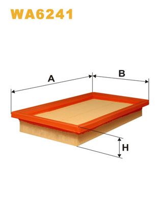 Повітряний фільтр, Wix Filters WA6241