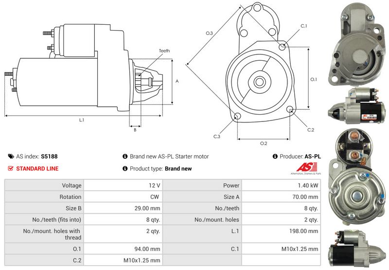 AS-PL S5188 Starter