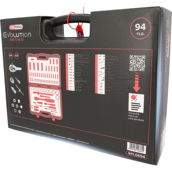 Padrunvõtmete komplekt, KS TOOLS 911.0694