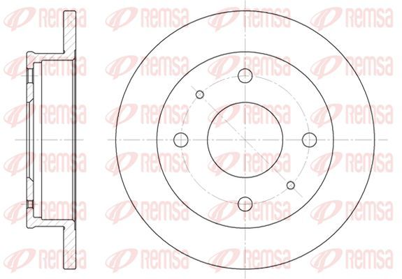 KAWE 656800 - Brake Disc