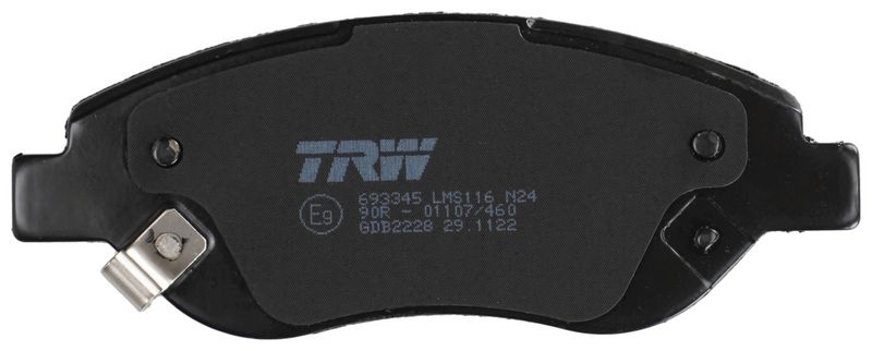 TRW GDB2228 Brake Pad Set, disc brake