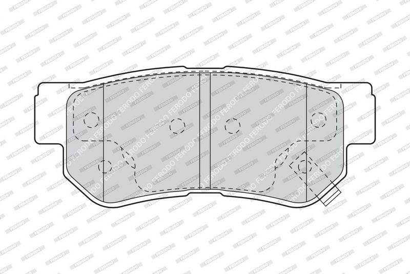 FERODO Plaquettes de frein à disque FDB1606