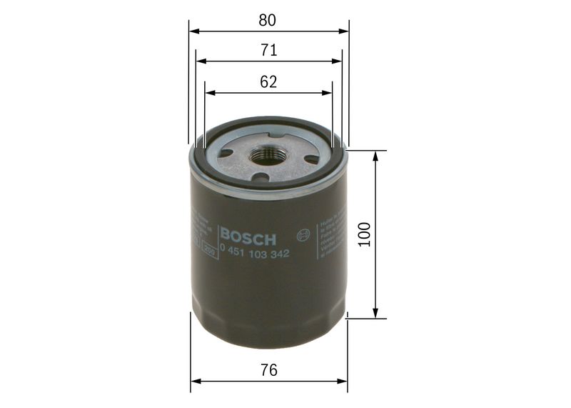 BOSCH 0 451 103 342 Oil Filter