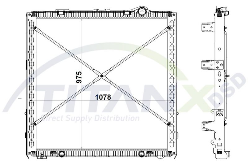 Chladič, chlazení motoru RX179014