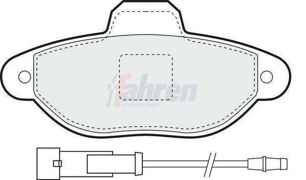 Fahren Brake Pad Set, disc brake FBP3020