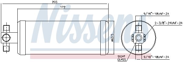 NISSENS 95976 Dryer, air conditioning
