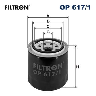 FILTRON olajszűrő OP 617/1
