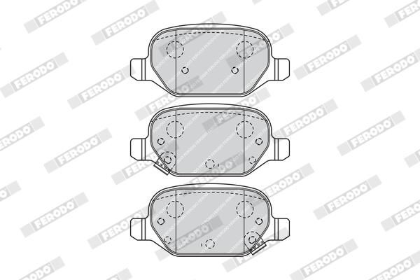 FERODO FDB4464 Brake Pad Set, disc brake