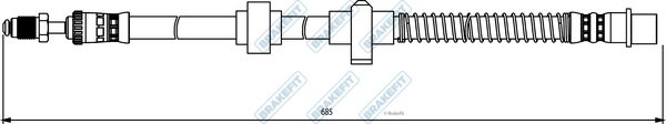 APEC Brake Hose BHO4309