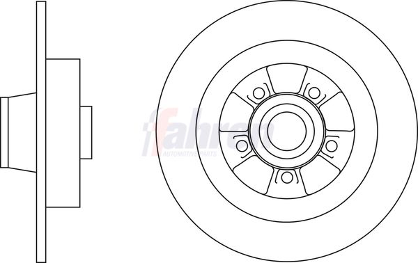 Fahren Brake Disc FBD6835