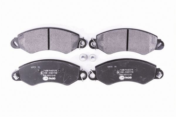 HELLA PAGID 8DB 355 012-431 Brake Pad Set, disc brake