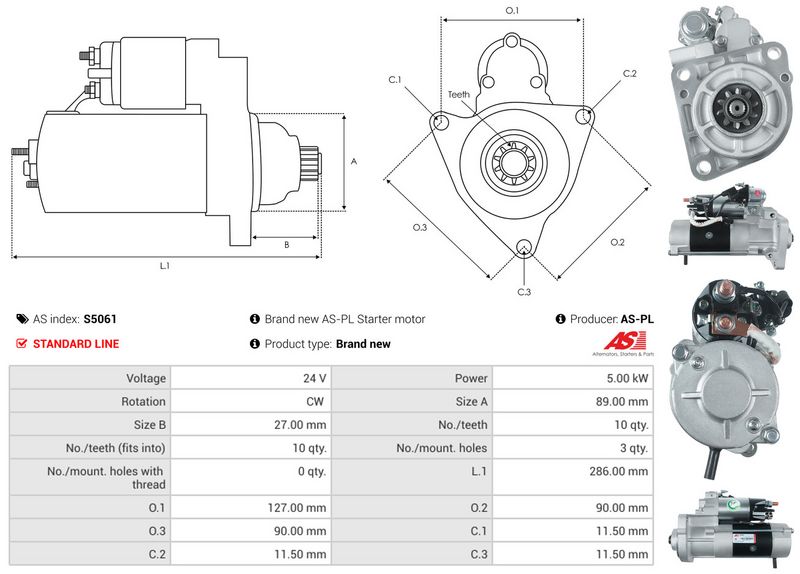 AS-PL S5061 Starter