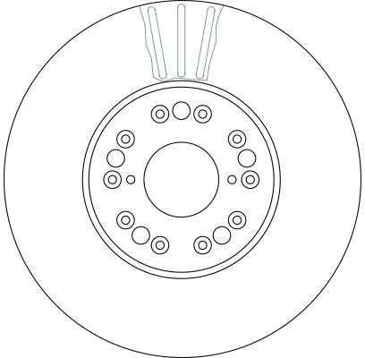 TRW DF4182S Brake Disc