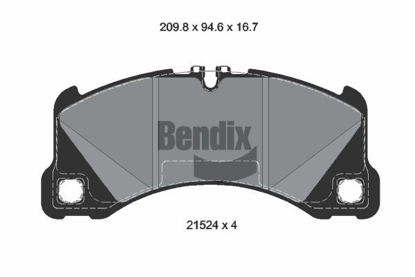 BENDIX Braking fékbetétkészlet, tárcsafék BPD2440