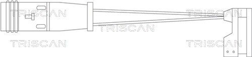TRISCAN figyelmezető kontaktus, fékbetétkopás 8115 10010