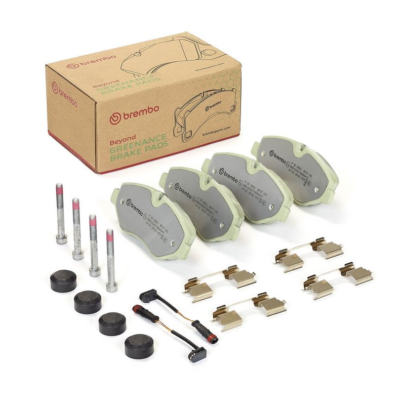 BREMBO P50085G - Stabdžių kaladėlių komplektas