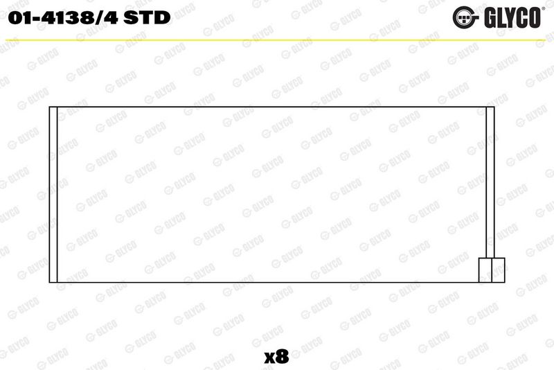 Coussinet+bielle GLYCO 01-4138/4 STD