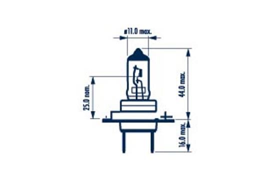 Лампа розжарювання, фара дальнього світла, Narva 486384000