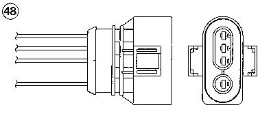 Кисневий датчик, Ngk OZA457EE15