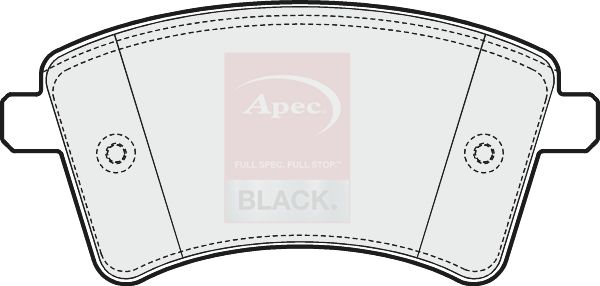 APEC Brake Pad Set, disc brake PAD1656B