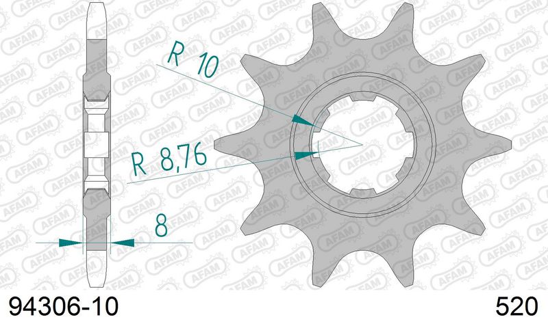 Roata dintata AFAM 94306-10