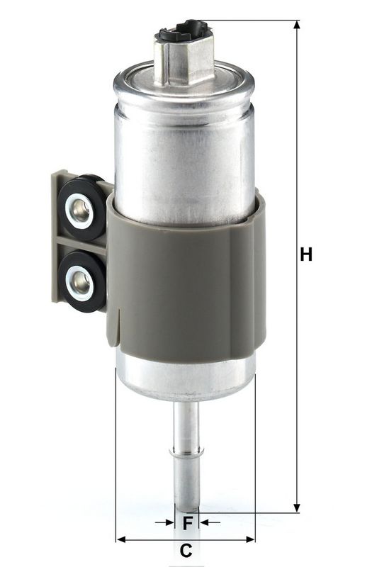 Filtru combustibil WK 611/6 MANN-FILTER