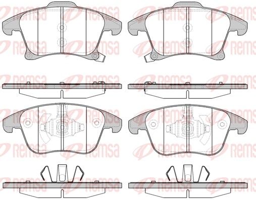 REMSA FORD колодки гальмівний передній Mondeo, Galaxy, S-Max, 14-