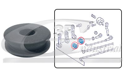 3RG 24505 Bushing, selector/shift rod