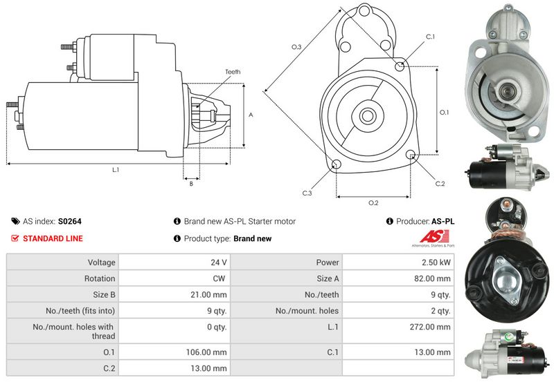 AS-PL S0264 Starter