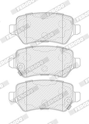 FERODO FDB5201 Brake Pad Set, disc brake