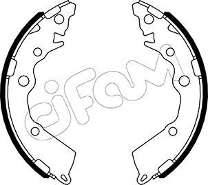 Set saboti frana 153-588 CIFAM