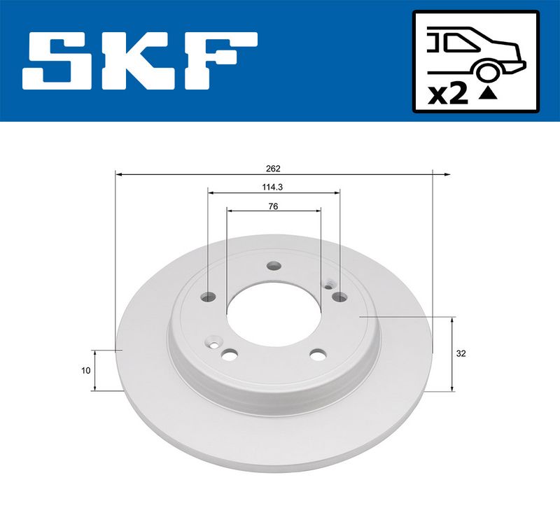 спирачен диск SKF