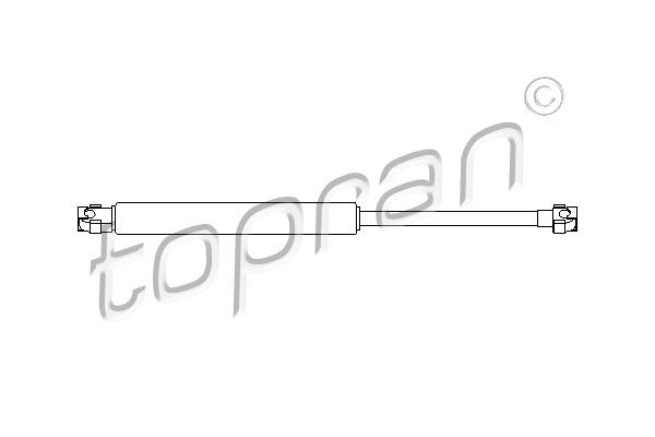 Газова пружина, багажник/кузов, Topran 500414