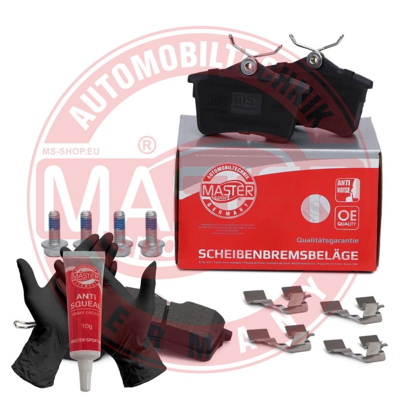 set placute frana,frana disc MASTER SPORT 13046027452N-SET-MS
