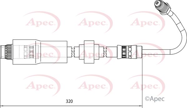 APEC Brake Hose HOS4120