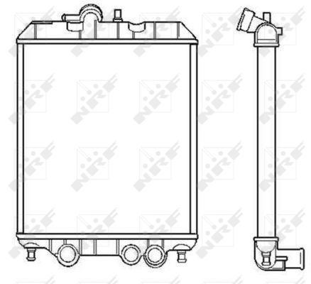 NRF 53618 Radiator, engine cooling