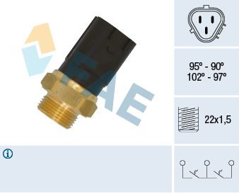 FAE hőkapcsoló, hűtőventilátor 38185