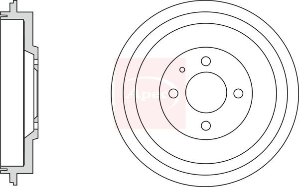 APEC Brake Drum DRM9940