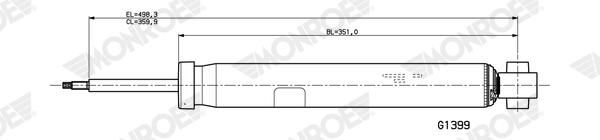 MONROE G1399 Shock Absorber