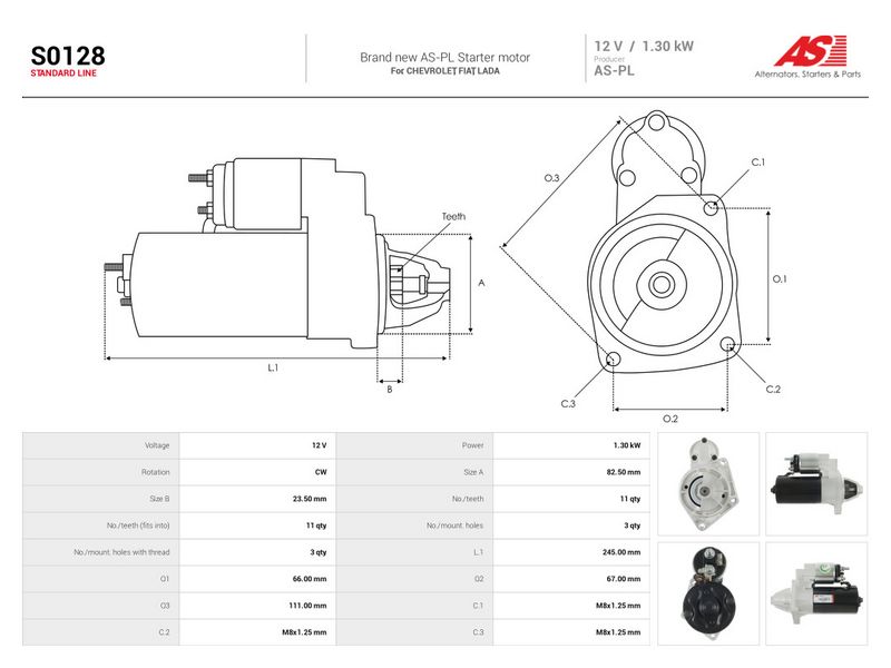 Starter, AS-PL S0128