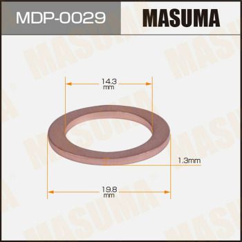 Ущільнювальне кільце, пробка для зливання оливи, Masuma MDP-0029