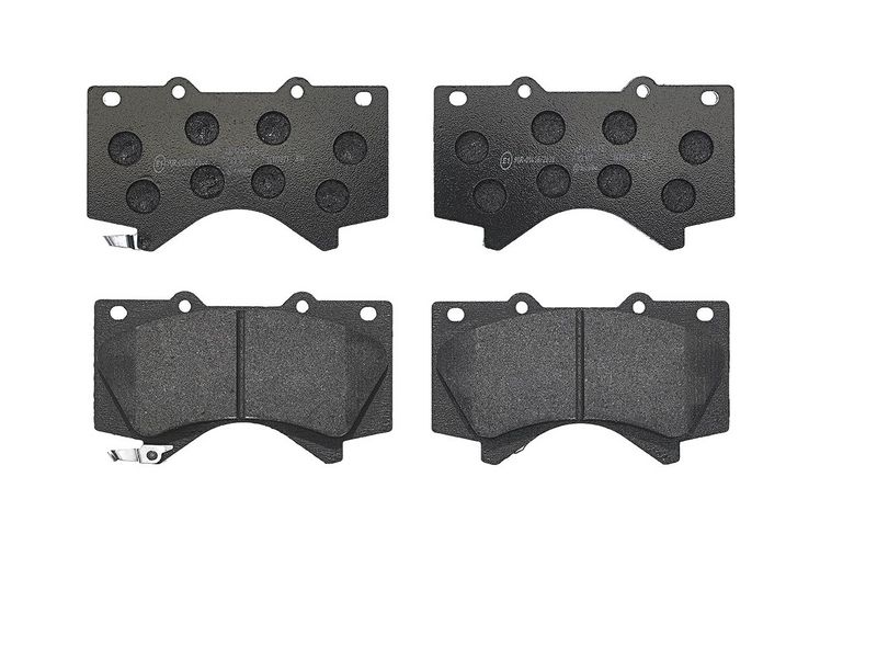 комплект спирачно феродо, дискови спирачки BREMBO